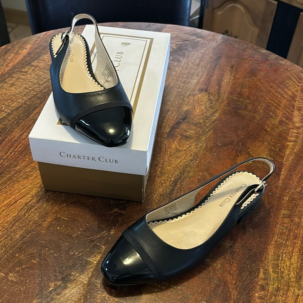 Charter Club Avril Slingback Flats